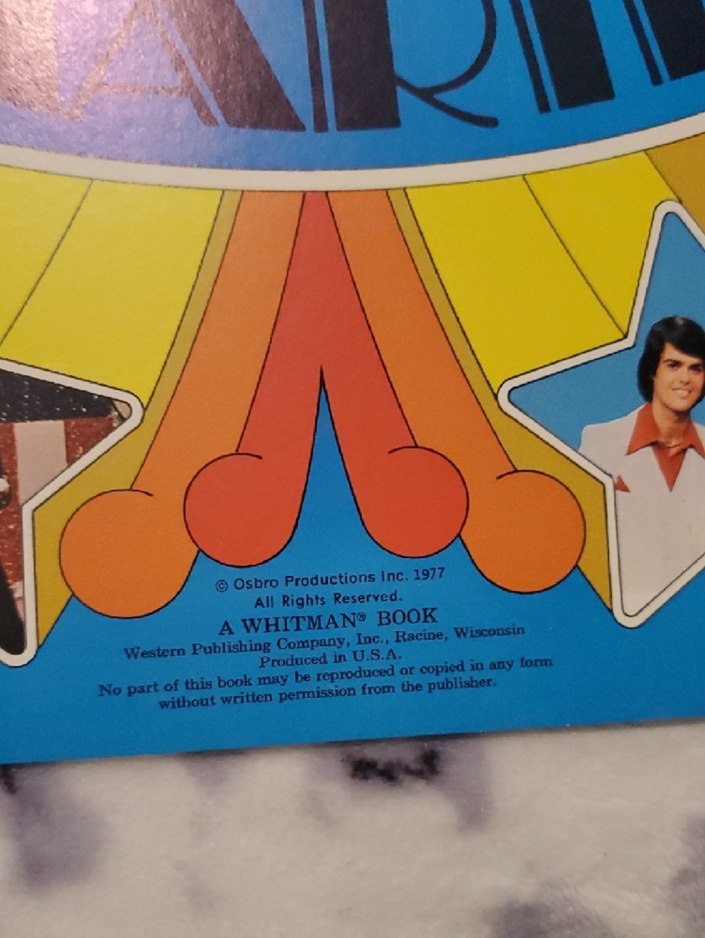 Donny & Marie Paper Dolls Vintage Style Blue Cover - Picture 3 of 6